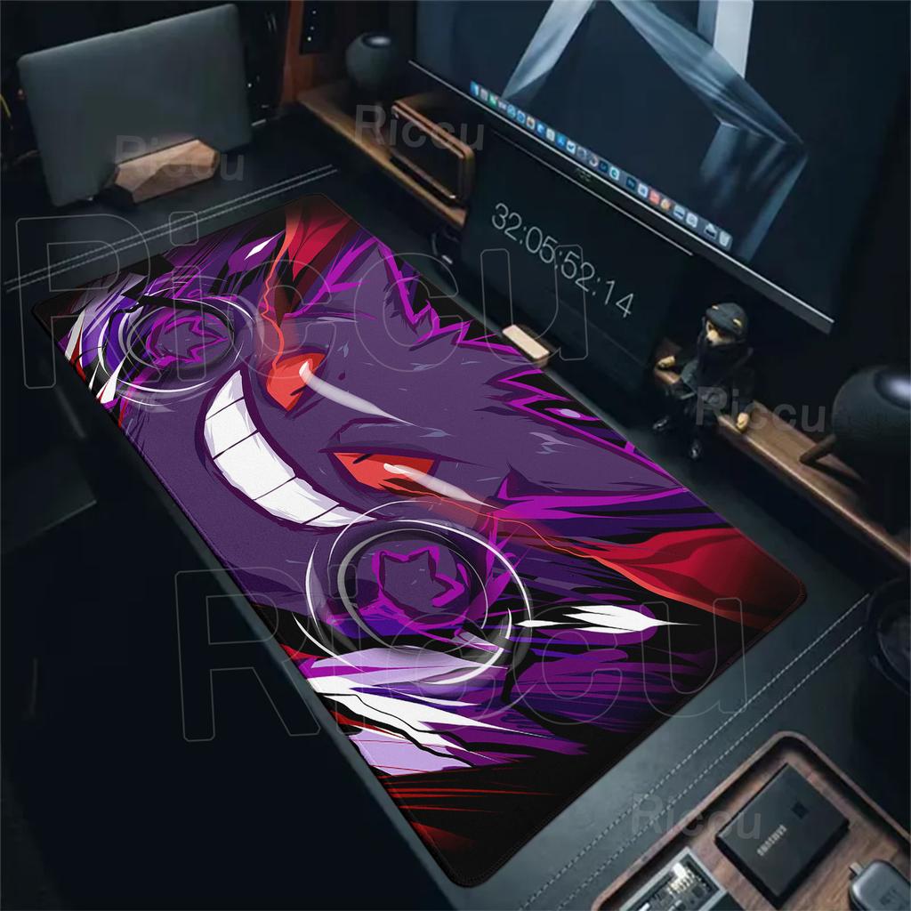 Anime Mousepad G-gengar Computer Laptop Keyboard Mouse Pad Gamer Accessories Decoracion Desk Mat Pokemon Large Gaming Mousemat