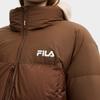 Fila Оригинальная RGB Многоцветная Модная Классическая Простая Ретро Личность Трендовая Повседневная Универсальная Теплая Водонепроницаемая Пуховая Куртка F11W549902FBN