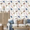 Butterflies flowers and plants wallpaper for living room and bedroom 50x1000