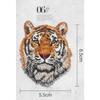 Животное Тигр и Леопард Симуляция Вышивка Патч DIY Персонализированное Украшение Одежды Животный Принт