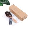 Name Soft Boar Bristle Hair Brush Women Detangling Hairbrush Oak Wood Massage Comb for Wet and Dry Hair  Barber Combs