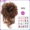 Synthetic Hair Bun Chignon Messy Curly Hair Band Elastic Scrunchy False Hair Pieces For Women Hairpins Black Brown