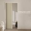 Magnetic Door Curtain Punch-free Folding Windproof Pleated Privacy Protection Invisible Thicken Bedroom Room Living Room Doorway Curtain Suitable for