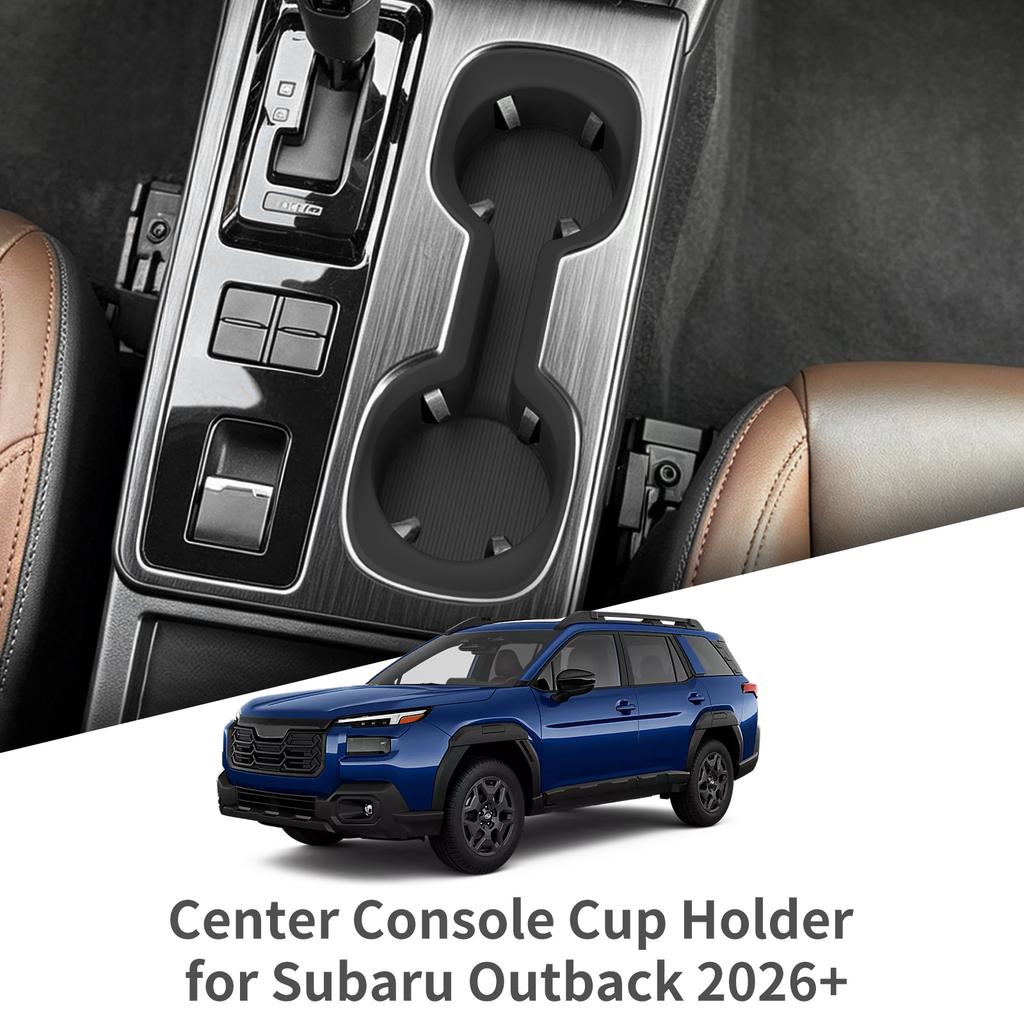 Левый привод для Subaru Outback Центральная консоль Держатель для стакана Силиконовый кейс-поддон для хранения напитков Аксессуары для интерьера автомобиля