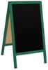 Classic S wooden sign (51x90 cm) - green