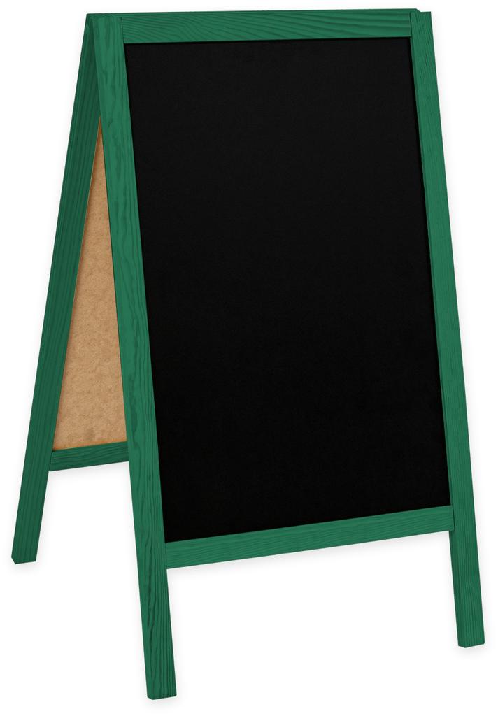 Classic S wooden sign (51x90 cm) - green