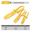 3-Piece Plastic Oil Pipe Pliers Set: Cut-Off, Sealing, and Clamping Tools for Auto Repair
