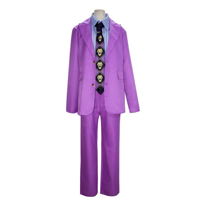 Подробная Косплей Одежда JoJo's Bizarre Adventure Diamond Is Unbreakable Yoshikage Kira/kosaku Kawajiri
