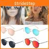Fashion Oversized Round Sunglasses For Men And Women With Vintage Retro Mirror Glasses
