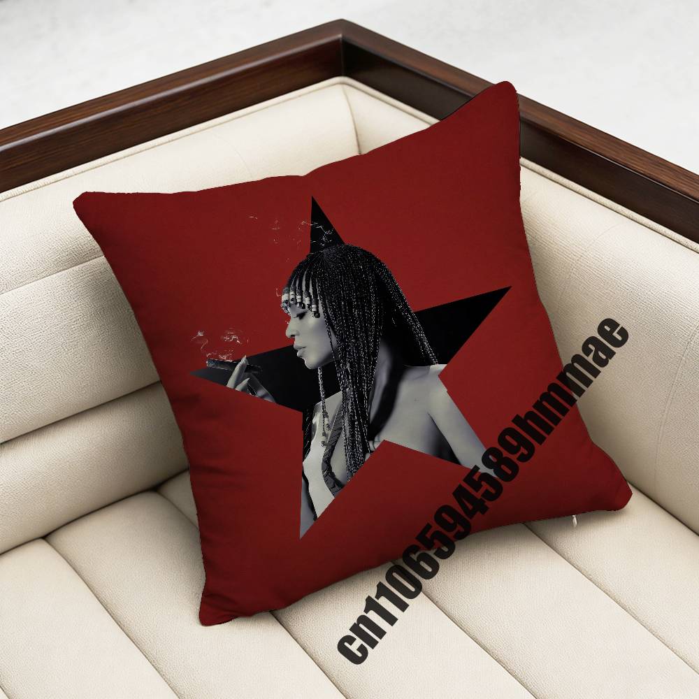 For For Singer BBeyonce Cowboy Throw Pillow Case Sham xcm xcm Square Home Pillowcase Cushion Cover