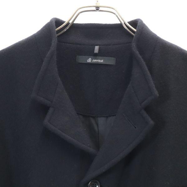 Unused Johnbull Wool Blend Melton Jacket M Black Men's Used
