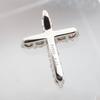 [Used] Pt900 Diamond/0.25ct Cross Pendant/g524-20