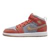 Кроссовки Air Jordan 1 Mid SE PS Denim Red Детские Оранжевый Киноварь Пенька DM4383-600