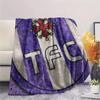 Toulouse Football Club  Print Flannel Blanket, High quality Comfortable for All Seasons, Home Decor, Warmth and Comfort