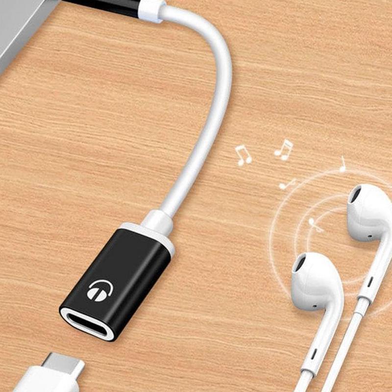 Кабель-переходник USB C на Aux для аудио с разъемом 3,5 мм, конвертер Type-C, адаптер для наушников, 3,5 мм штекер на Type-C гнездо