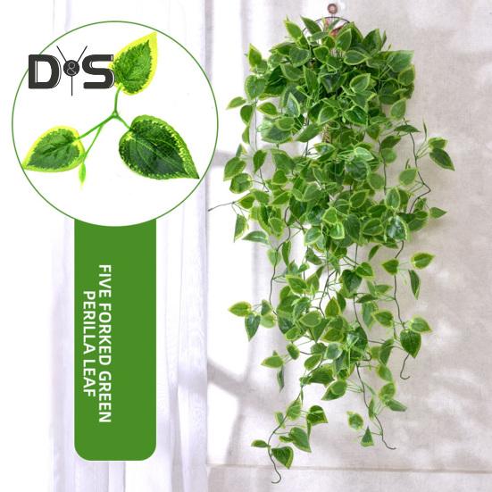 1 букет, яркое искусственное растение без полива, уникальное 5 вилок, имитация зеленого растения Scindapsus Cirrus