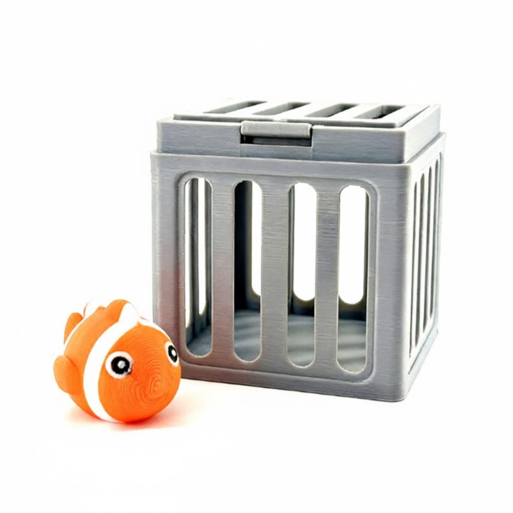 Cute Cartoon Design Underwater Dive Toys with Storage Cage Pool Diving Game Set Summer Water Play