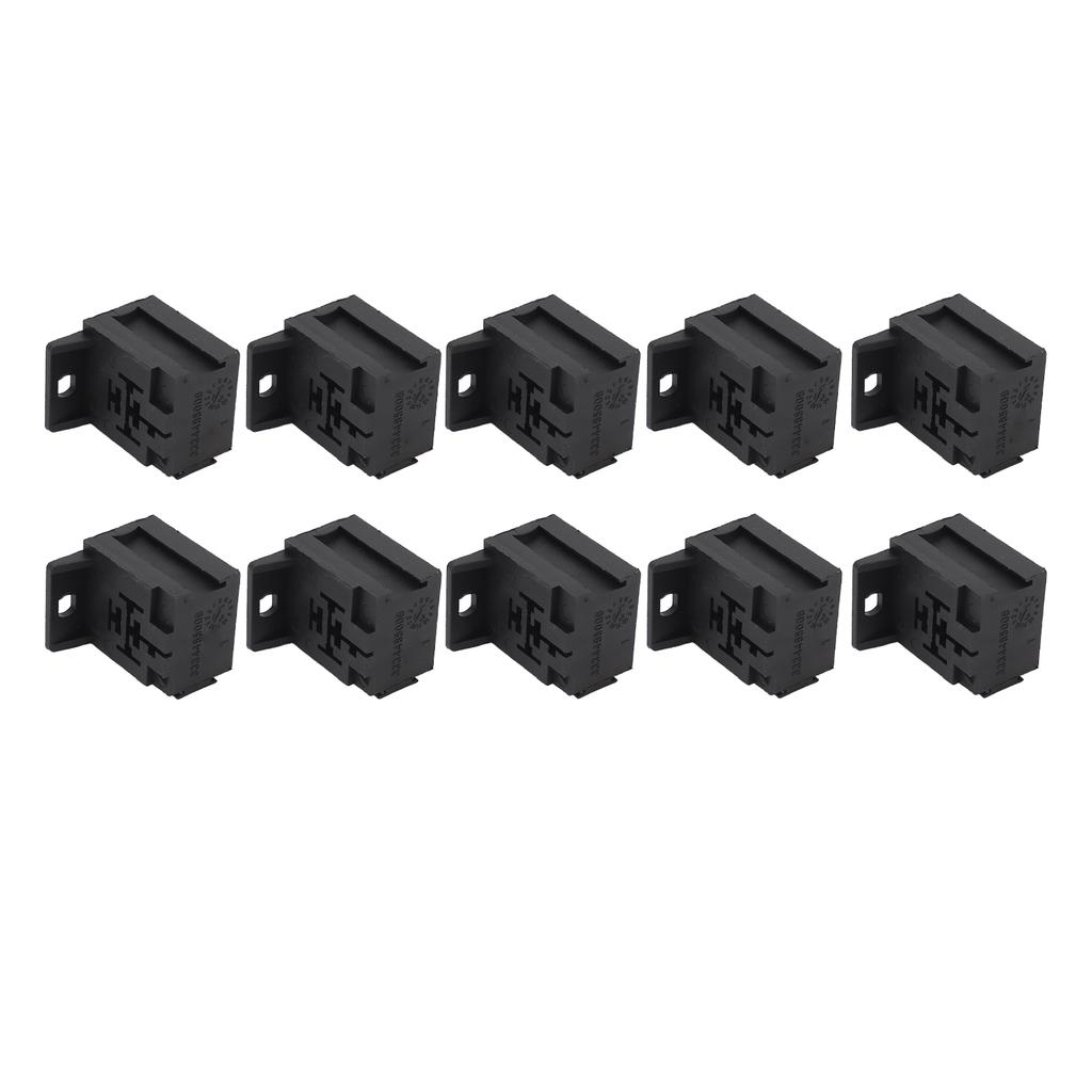 10 шт. 5P 40A релейный разъем с 50 шт. клеммами для автомобильных сигнализаций, фар, дистанционного запуска