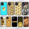 Милый чехол для телефона Dogecoin Doge для iPhone 11 12 Mini 13 14 Pro XS Max X 8 7 6s Plus 5 SE XR Shell