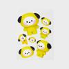 LINE FRIENDS BT21 Chimmy Big & Tiny Remover Bubble Sticker