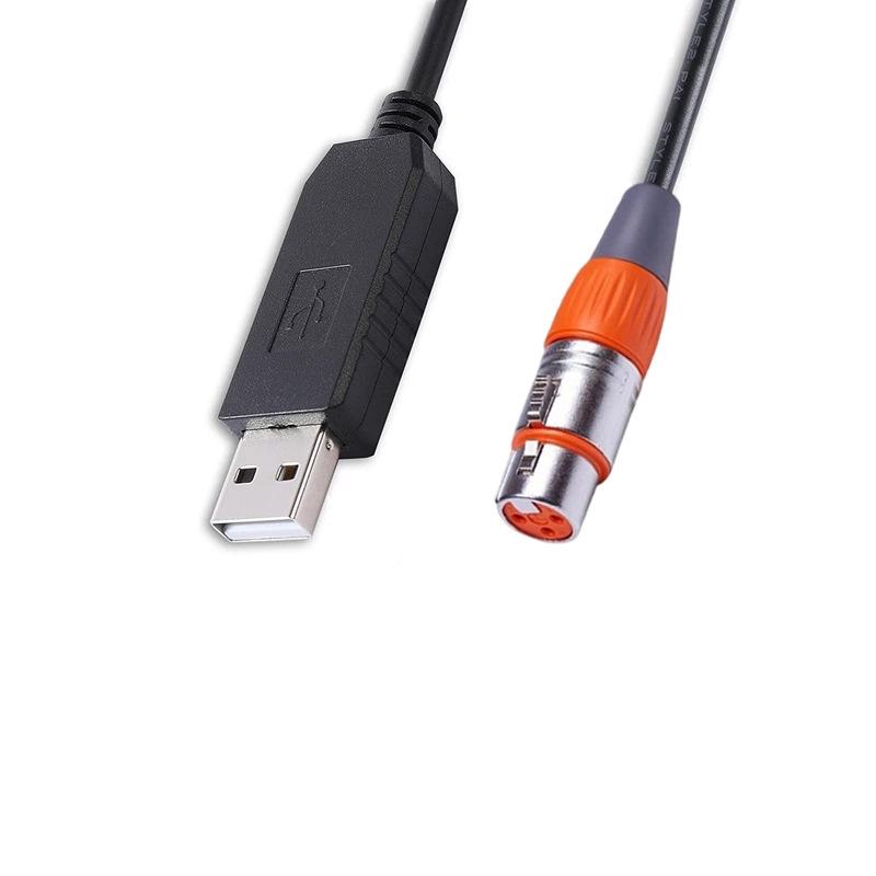 USB-кабель для отладки DMX-консоли RS485 для управления сценическим освещением