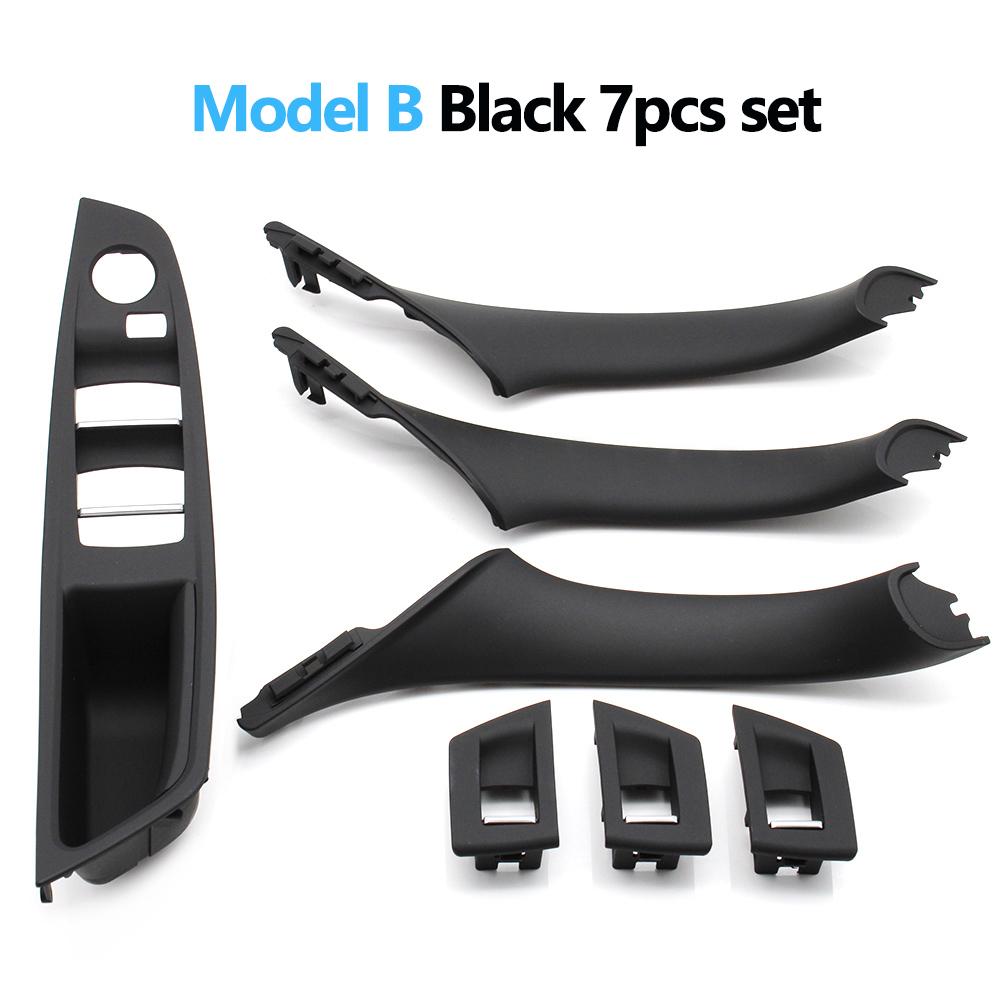 7pcs Set LHD Interior Armrest Door Handle Panel Ide Trim Cover For BMW 5 Series F10 F11 F18 520i 523i 525i 528i 535i