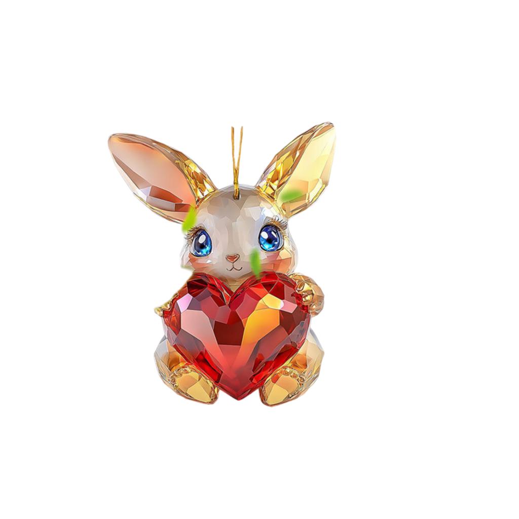 2D Cute And Adorable Pendant Cross Border Acrylic Flat Car Rearview Mirror Pendant Home Decoration Pendant