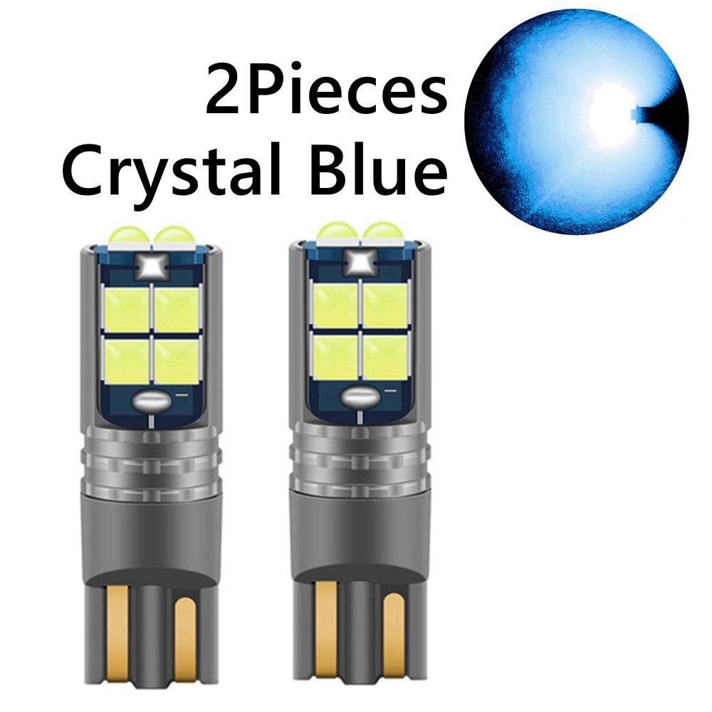 W5W LED T10 Led Bulbs WY5W Super Bright Car Interior Reading Dome Lamp Auto Parking Bulb License Plate Lights White Orange Amber Dome Lights 6
