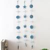 Studio Props Wall Hanging Hand Made Mediterranean Starfish Hung Fish Nautical Decor Hang Wood Marine Pendant For Home Decoration