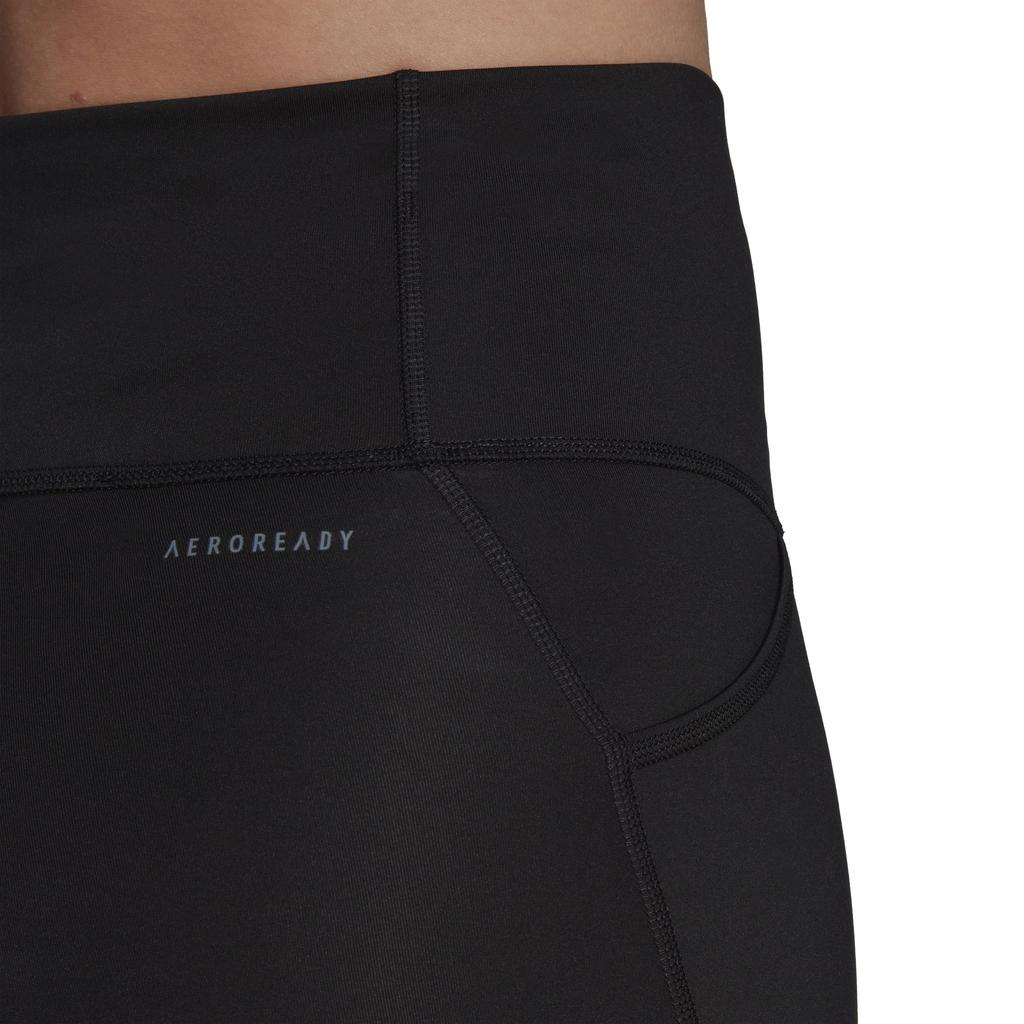 Adidas Бег Спорт Бег Длина Черный S Тайтсы, Essentials, Леггинсы 7/8, NQD32, Женские, (HS5464),