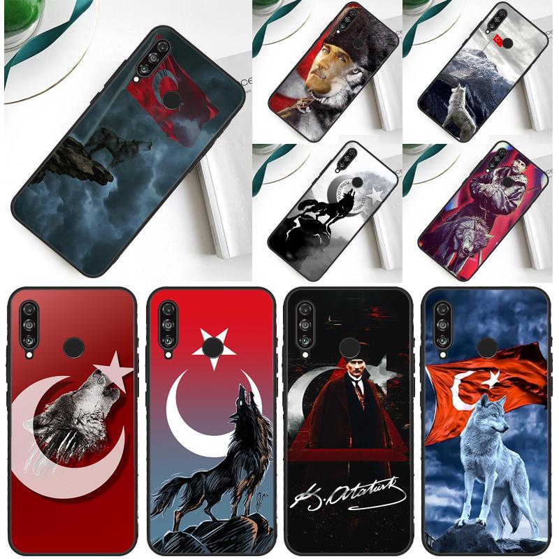 Турция Волк Мустафа Кемаль Ататюрк Для Huawei Nova 12s 12i 11i 8i 9 10 SE Y91 Y90 Y60 Y70 Y72 Y61 P20 P40 Lite P30 P60 Pro Чехол