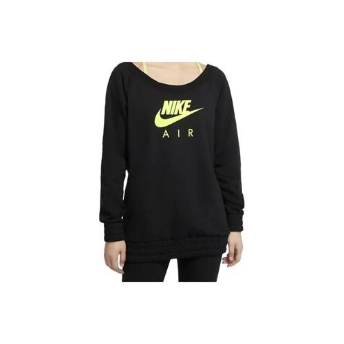 Nike Женская Повседневная Свободная Толстовка Американского Стиля Черная