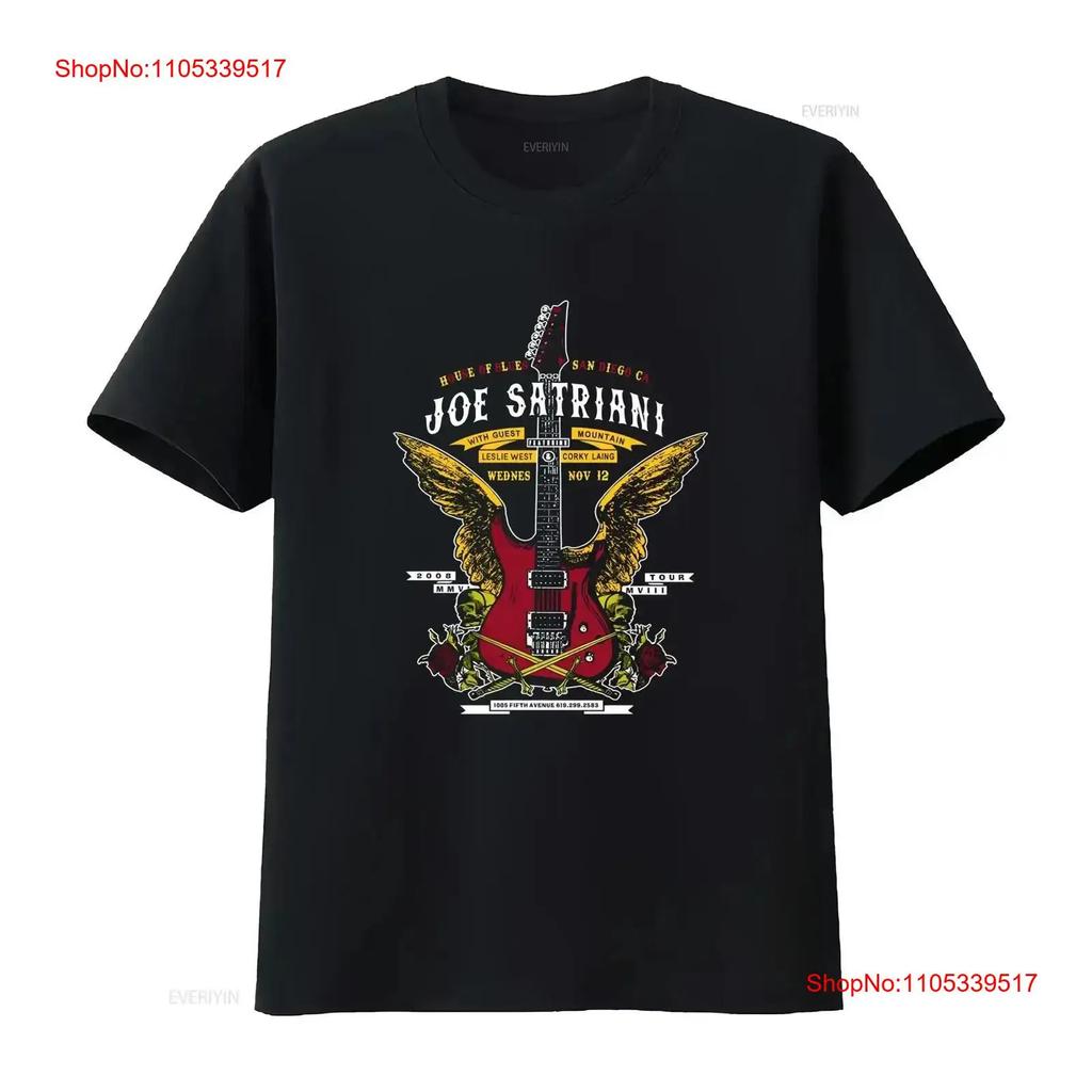 Popular Joe Satriani Cotton Black All Size T Shirt HE765 vintage Washed graphic Slightly street