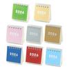 2026 Mini Desktop Calendar Cute Cartoon Desk Planner with Spiral Binding Small Planning Notebook