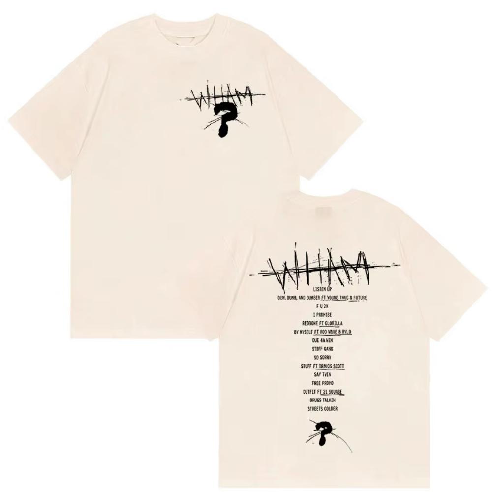 Футболка с принтом Rapper Lil Baby Wham World Tour 2025 для мужчин и женщин, высококачественная, модная, хлопковая, футболки в стиле ретро хип-хоп, оверсайз