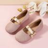 Детские туфли Мэри Джейн с бантом и круглым носком в британском стиле, кожаные туфли для девочек, классическая детская обувь 2024 года для вечеринок, свадеб, шоу