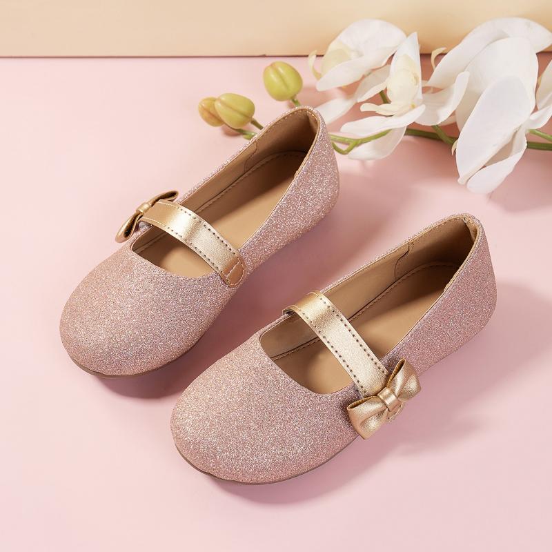 Детские туфли Мэри Джейн с бантом и круглым носком в британском стиле, кожаные туфли для девочек, классическая детская обувь 2024 года для вечеринок, свадеб, шоу