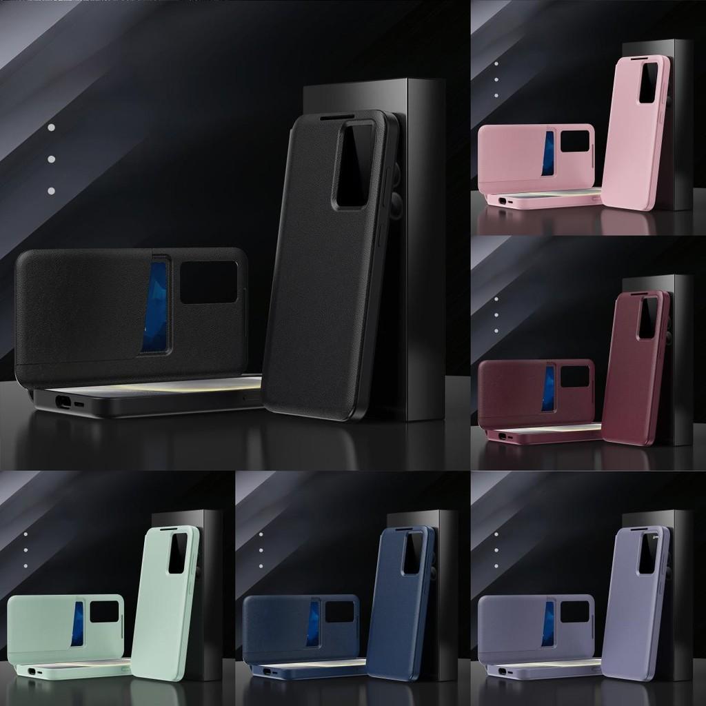 View Smart Window Leather Phone Case With Card Slot For Samsung Galaxy 5g S25