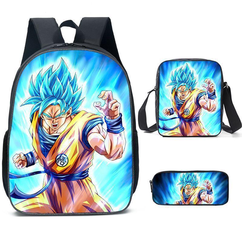 Школьный рюкзак Dragon Ball Z Мультяшный Оксфордский Материал С Водонепроницаемым И Износостойким Дизайном Для Детей