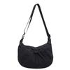 Stylish Korean Commuter Wrinkled Tote Bag For Women Large Capacity Casual Shoulder Bag