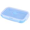 800ml Silicone Collapsible Portable Lunchbox Bowl Folding Food Storage Container Blue