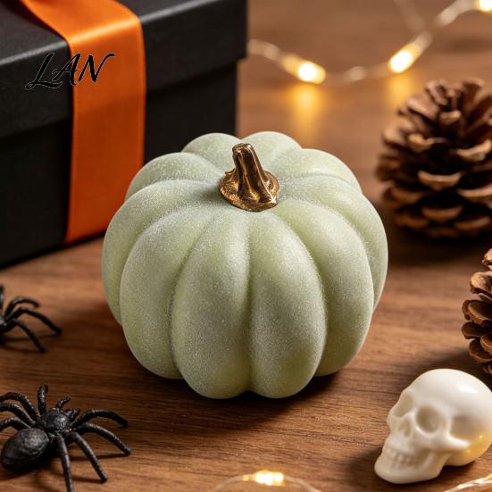 Декоративные тыквы для осенней вечеринки, Thanksgiving, Искусственное украшение тыквой, Фермерский стиль, Сезон урожая, Поддельная, Прочный пластик, Для помещений