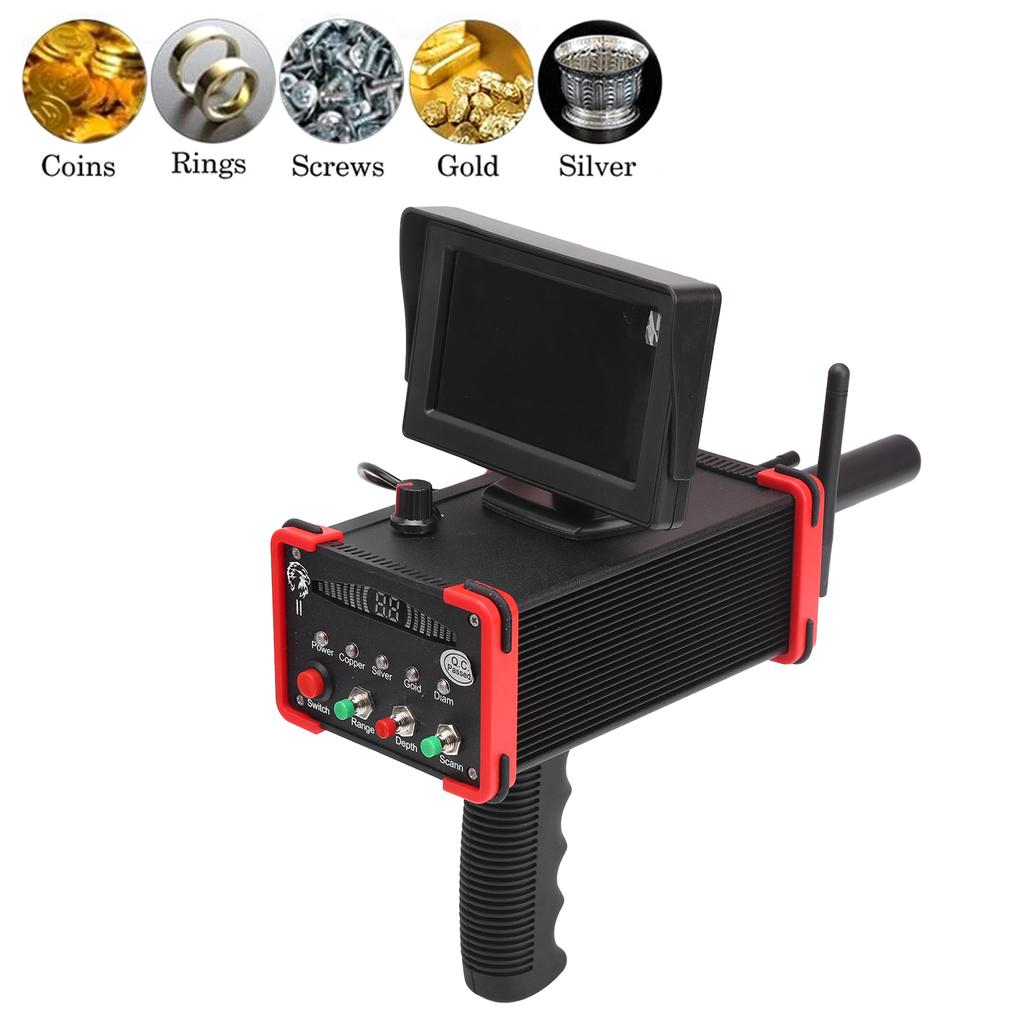 Ручной подземный металлоискатель с дистанционным управлением. Поиск золота. Позиционирование 100?Вилка 240ВУК