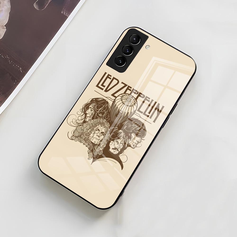 EPC Cool L-Led Band Z-Zeppelin Чехол для телефона Samsung A56 A36 A26 A16 A15 A25 A35 A55 A14 A34 A24 A54 Стеклянный чехол