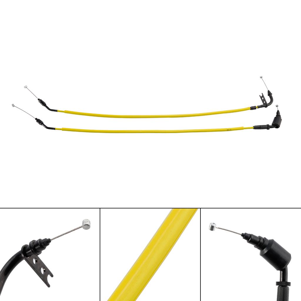 Throttle Cable Wire for Suzuki GSXR600 GSXR750 2011-2023 Yellow