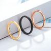 38 Подарков, Гладкое кольцо из вольфрамовой стали, Нишевое кольцо класса люкс, Женские простые и не тускнеющие аксессуары