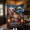 1 шт. Гарри Поттер, Философский камень, Магия Кино, Всесезонное Фланелевое Пледовое одеяло, Мягкое Тепло, Декор для Дома 1031181