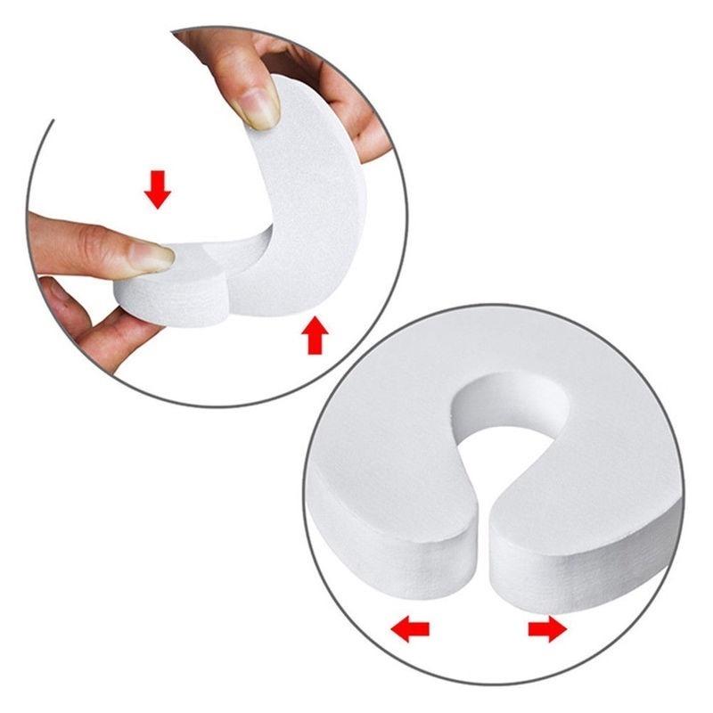 2PCS Foam Door Stopper Finger Pinch Protector Children Kids Safety Accessories