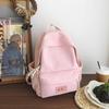Simple And Versatile Casual Schoolbag Female High School College Student Junior High School Girl Backpack Light Commuter Travel Backpack
