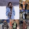 Soft Long Tassel Scarves Warm Thickened Shawl Wrap Retro Winter Cashmere Scarf  Women